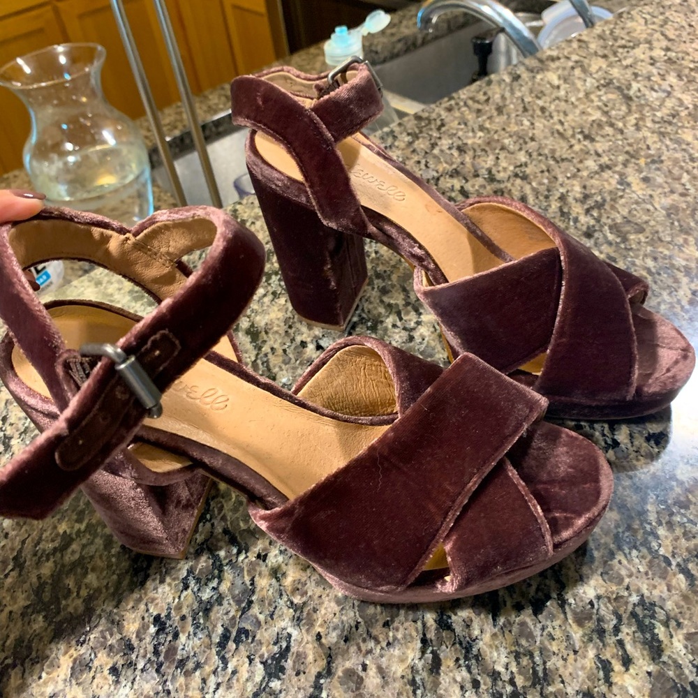 Mauve Madewell Block heels